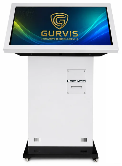 Gurvis touch-screen self-service kiosk for hospitals and clinics